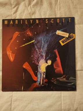 Marilyn Scott: Without Warning! Album -- DJ COPY NEVER PLAYED! HIDDEN STASH!